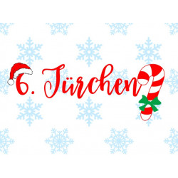 ADVENTSKALENDER 6. Dezember - Stickdatei Weihnachtsengel Appli